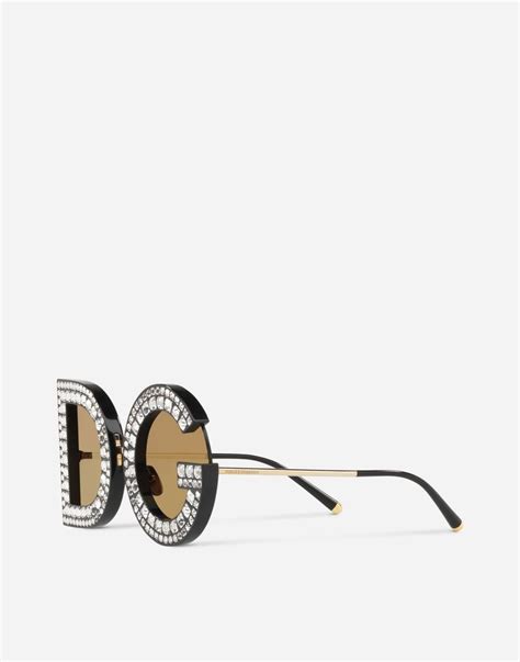 dolce gabbana glitter|DG Glitter sunglasses in Black for Women .